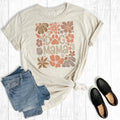 Boho Floral Dog Mama Graphic - Adult & Kids T-Shirts, Sweatshirts & Hoodies apparel design preview 1