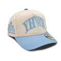 'Yhwh' Structured Snapback Cream/Baby Blue - Adult & Kids T-Shirts, Sweatshirts & Hoodies apparel design preview 1