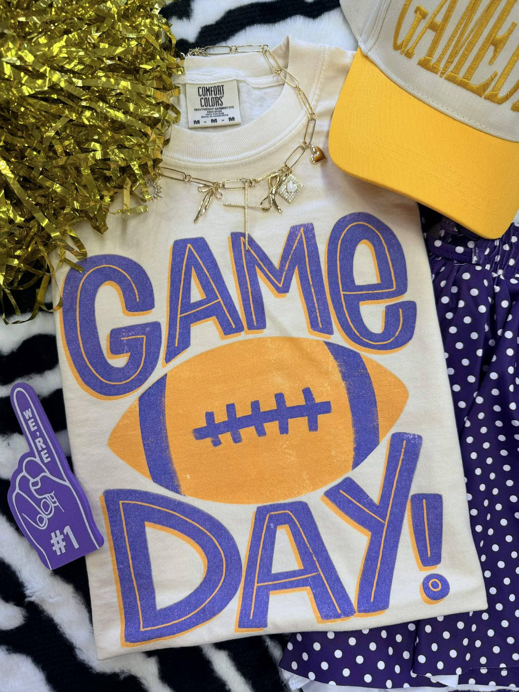 Game Day Football - Adult & Kids T-Shirts, Sweatshirts & Hoodies apparel design preview 1