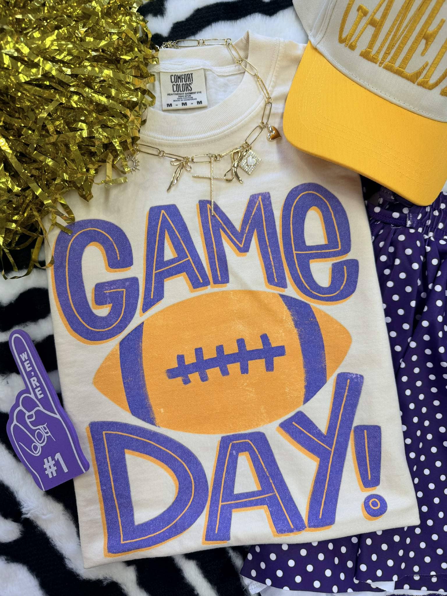 Game Day Football - Adult & Kids T-Shirts, Sweatshirts & Hoodies apparel design preview 1