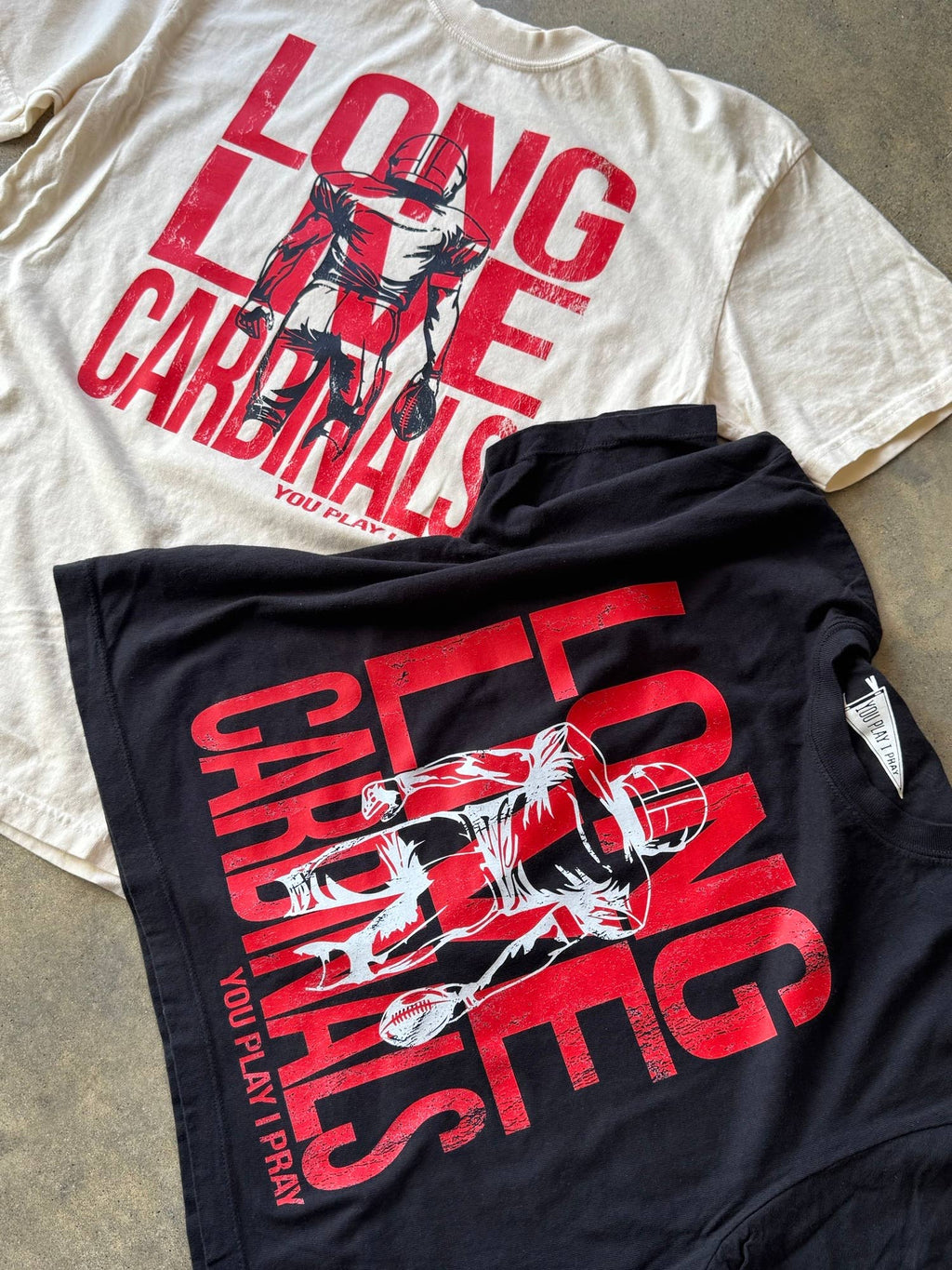 Custom Long Live Football Mom Gameday School Spirit - Adult & Kids T-Shirts, Sweatshirts & Hoodies apparel design preview 1