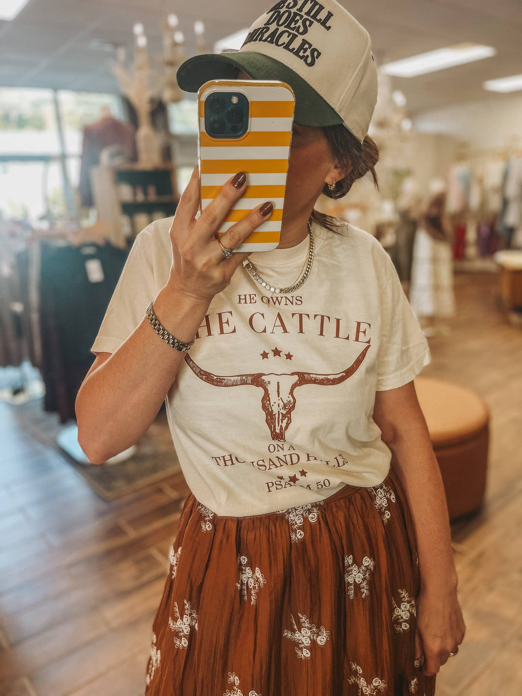 He Owns the Cattle Graphic Western - Adult & Kids T-Shirts, Sweatshirts & Hoodies apparel design preview 1