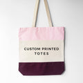 One Side Custom Printed Tri-Color Tote Bags - Adult & Kids T-Shirts, Sweatshirts & Hoodies apparel design preview 1