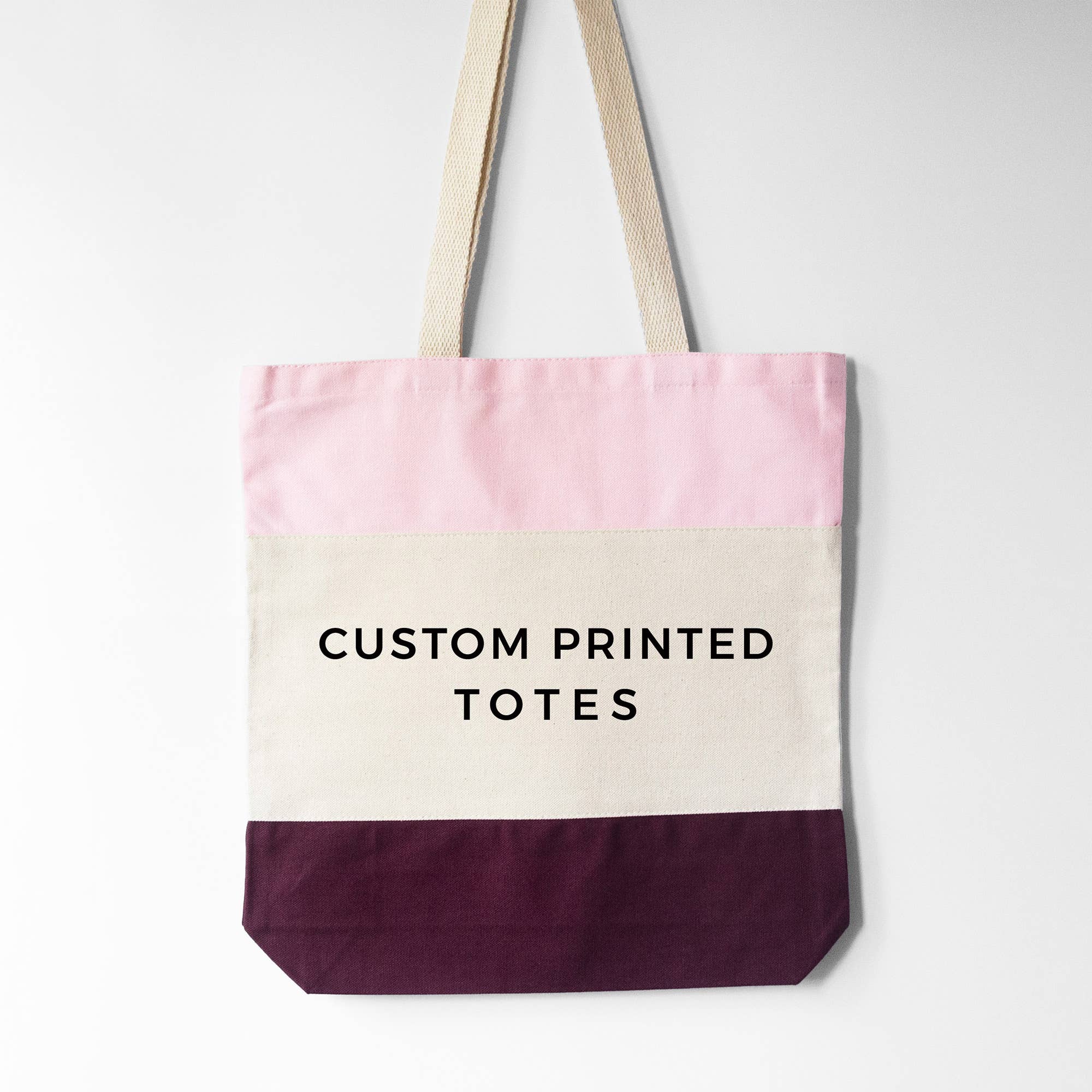 One Side Custom Printed Tri-Color Tote Bags - Adult & Kids T-Shirts, Sweatshirts & Hoodies apparel design preview 1