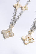 Clover Pave Mop Gold Necklace - Adult & Kids T-Shirts, Sweatshirts & Hoodies apparel design preview 1