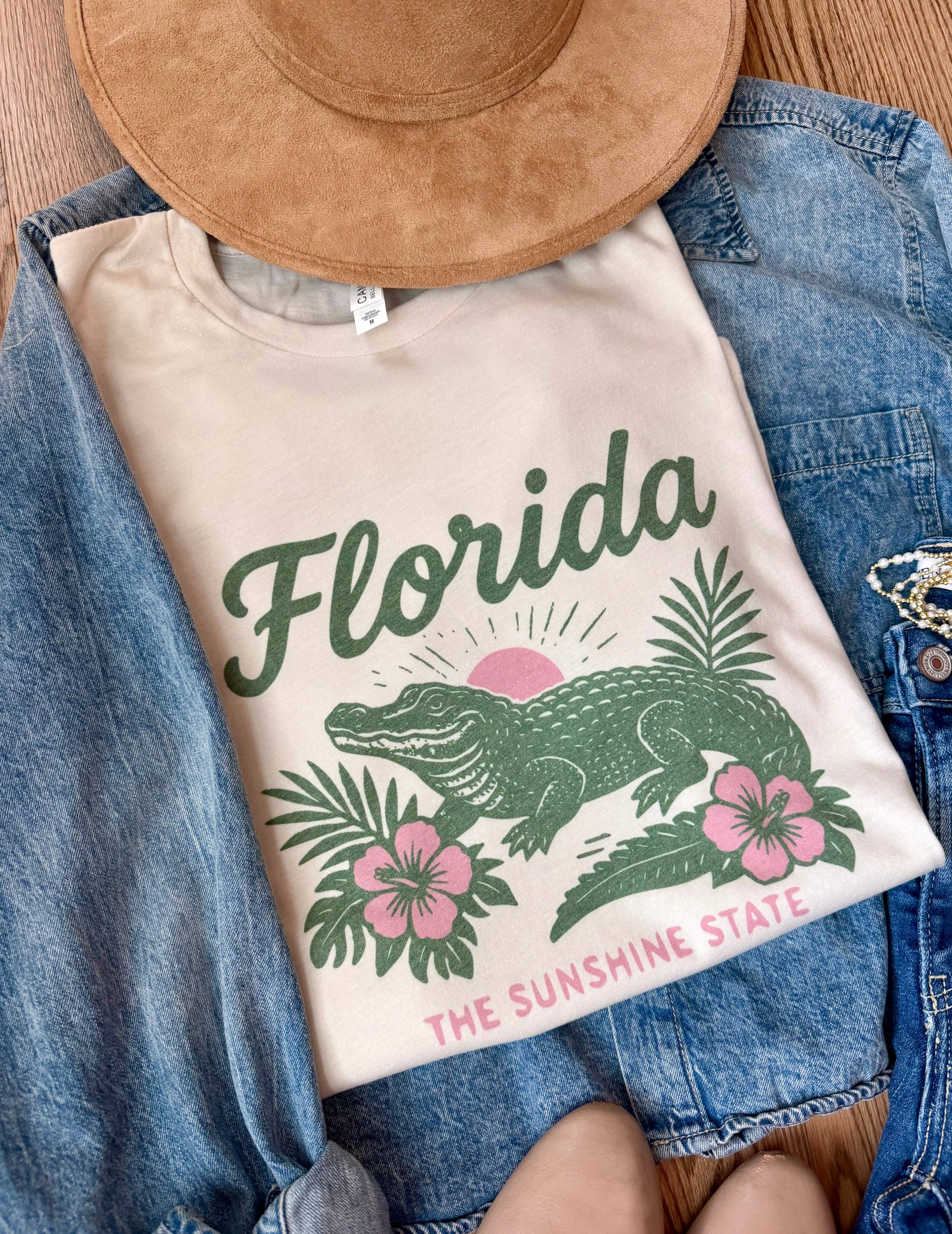 New Florida Graphic - Adult & Kids T-Shirts, Sweatshirts & Hoodies apparel design preview 1