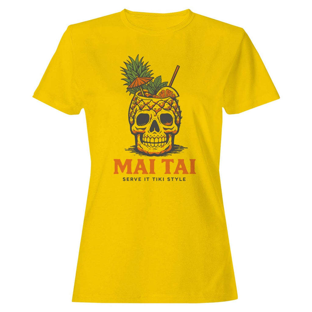 Mai Tai Serve It Tiki Style Women's - Adult & Kids T-Shirts, Sweatshirts & Hoodies apparel design preview 1