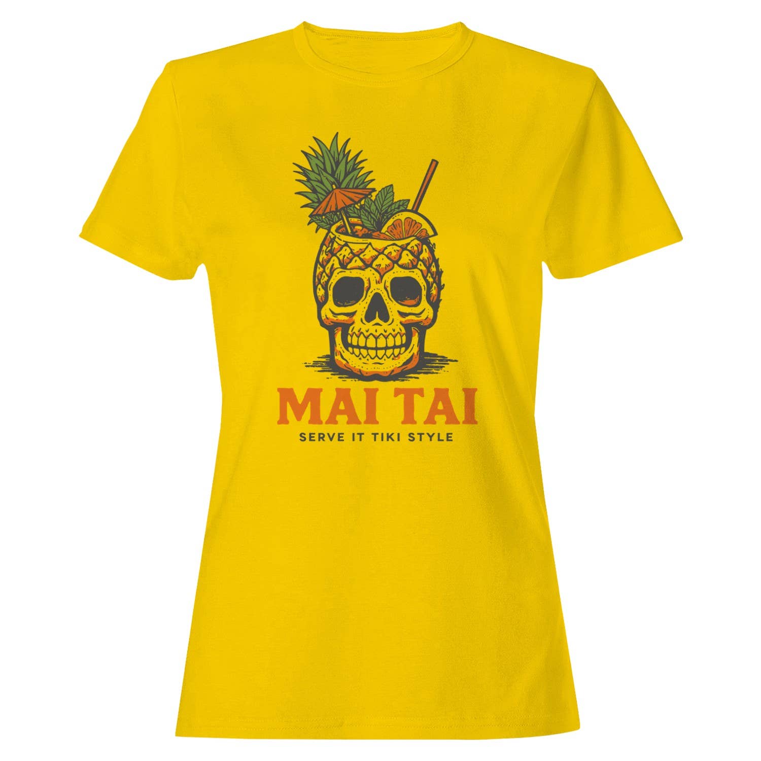Mai Tai Serve It Tiki Style Women's - Adult & Kids T-Shirts, Sweatshirts & Hoodies apparel design preview 1