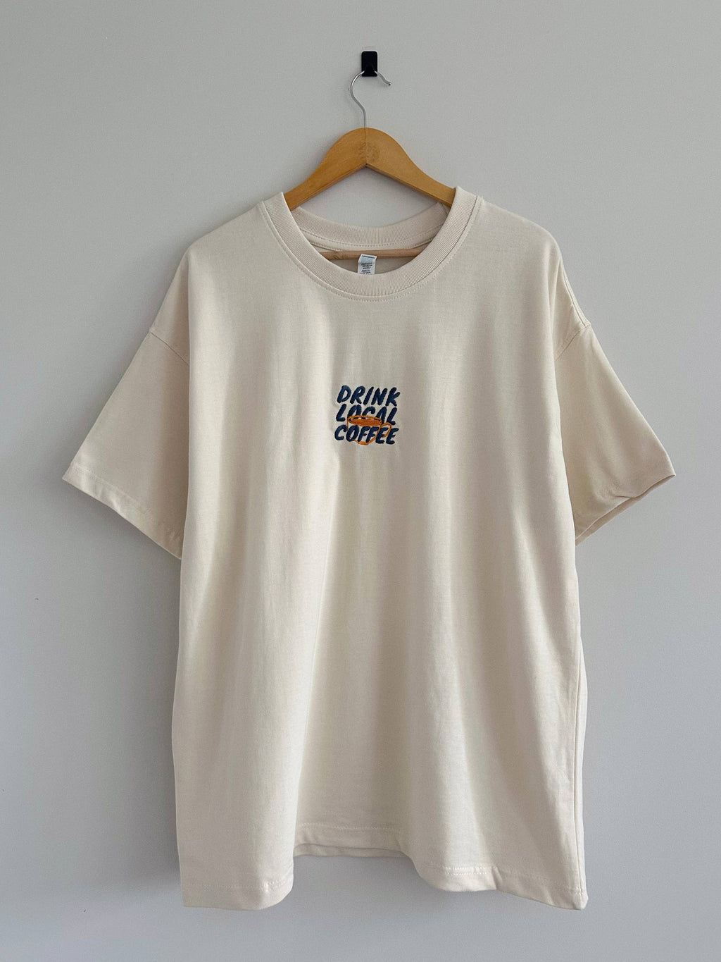 Drink Local Coffee Cream - Adult & Kids T-Shirts, Sweatshirts & Hoodies apparel design preview 1