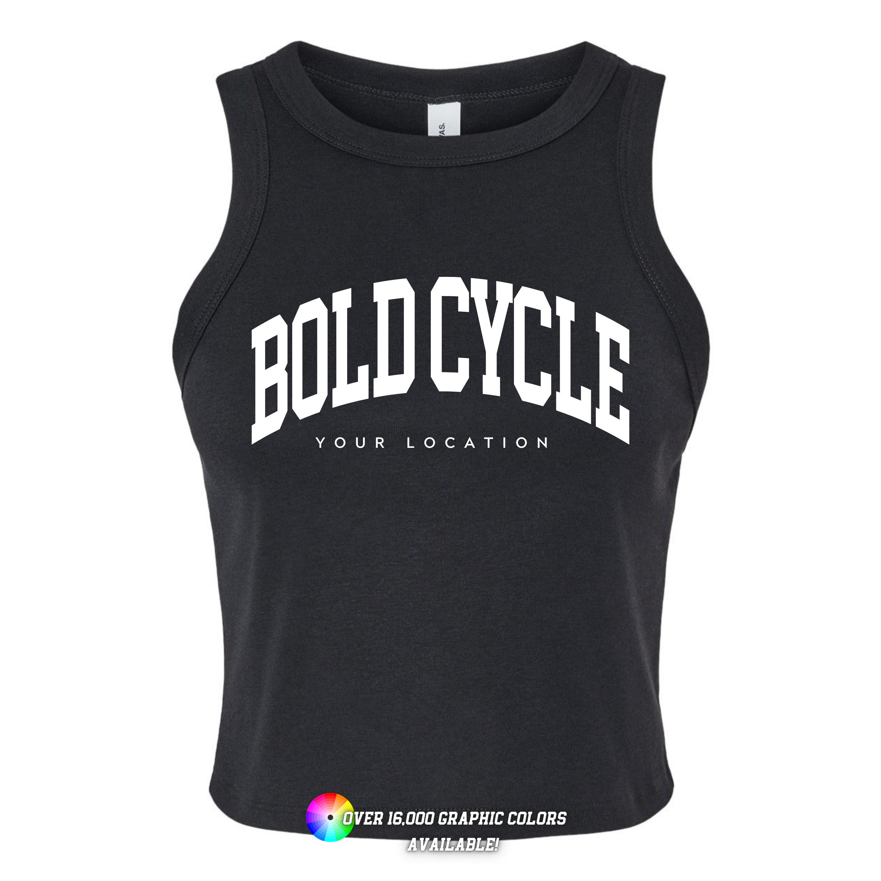 Custom Logo Women's Micro Rib Racer Tank - Adult & Kids T-Shirts, Sweatshirts & Hoodies apparel design preview 1
