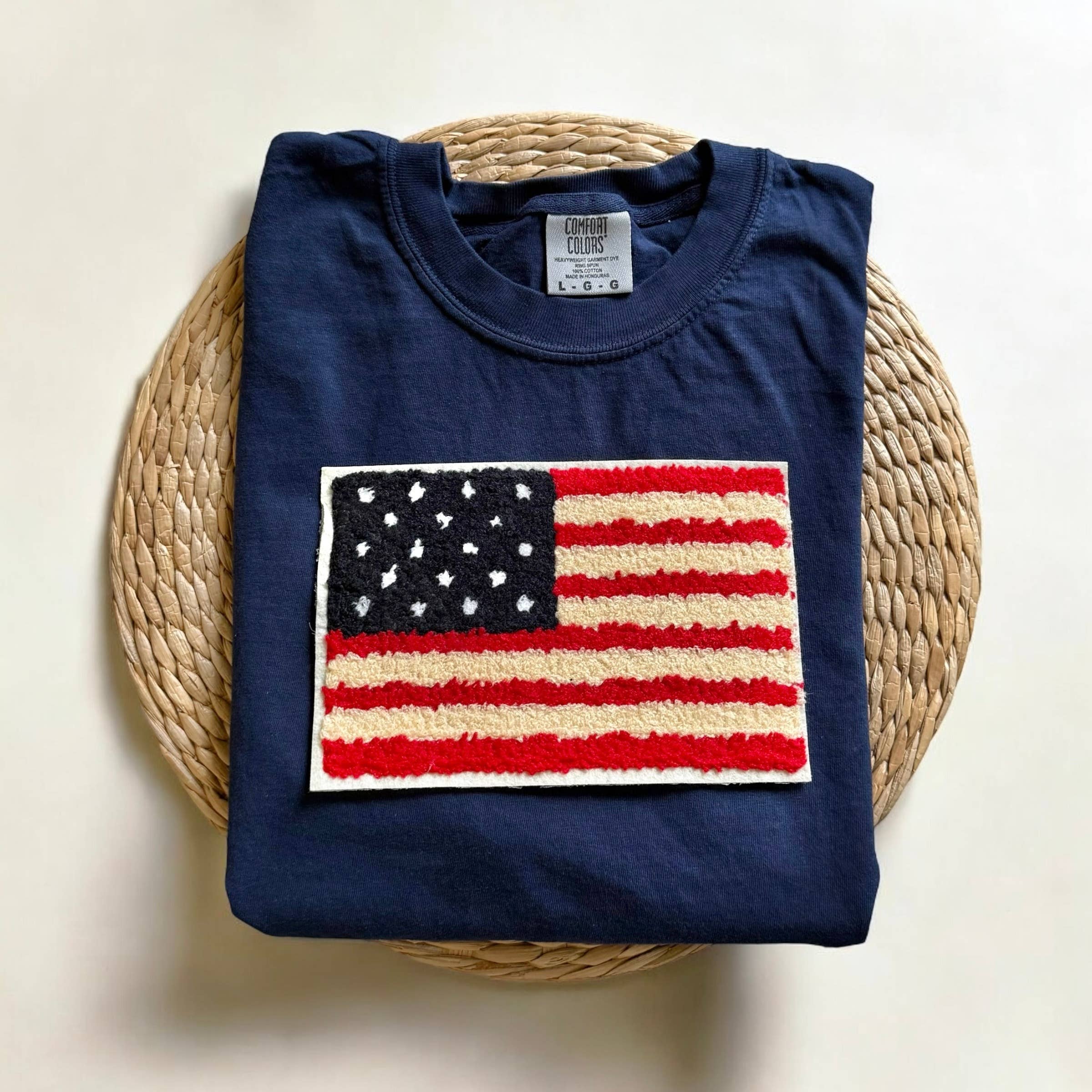 Comfort Colors USA American Flag Independence Day - Adult & Kids T-Shirts, Sweatshirts & Hoodies apparel design preview 1