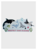 Protect Our Oceans Sticker - Adult & Kids T-Shirts, Sweatshirts & Hoodies apparel design preview 1
