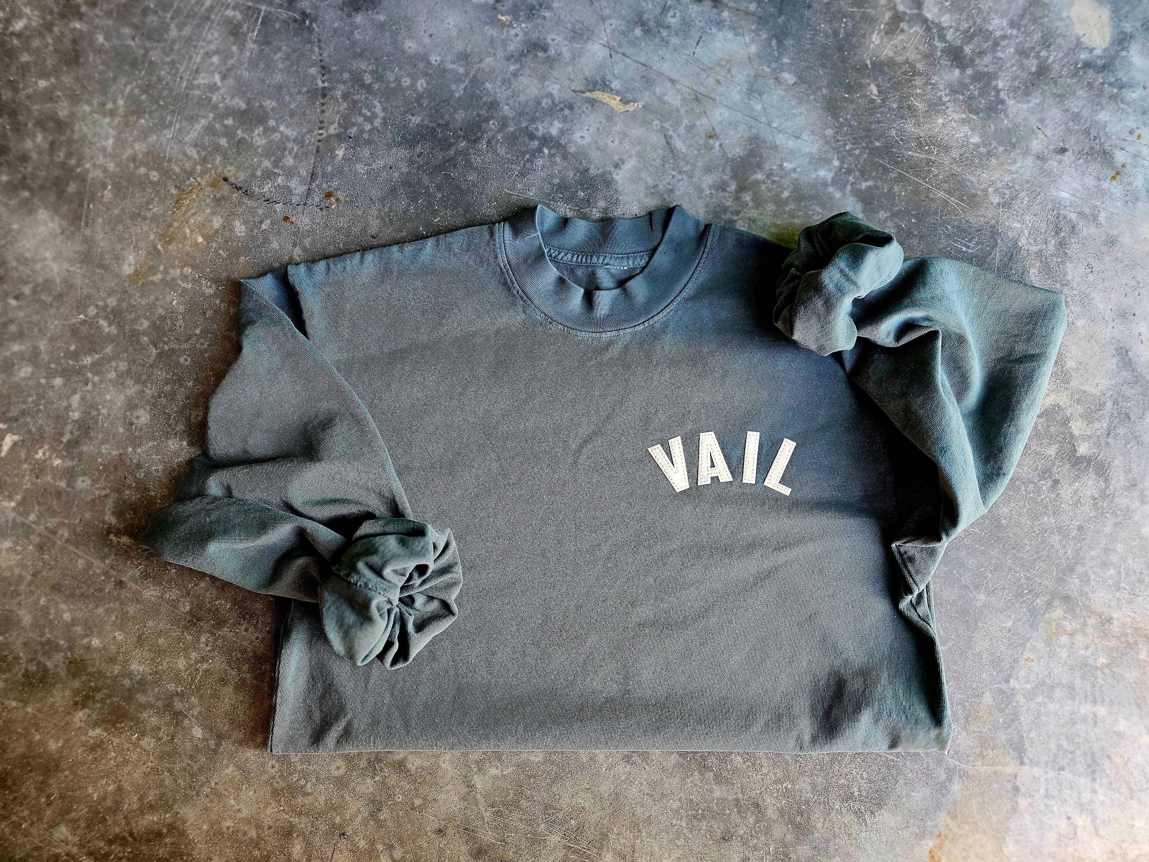 The Letterman Garment Dye Mockneck - Adult & Kids T-Shirts, Sweatshirts & Hoodies apparel design preview 1