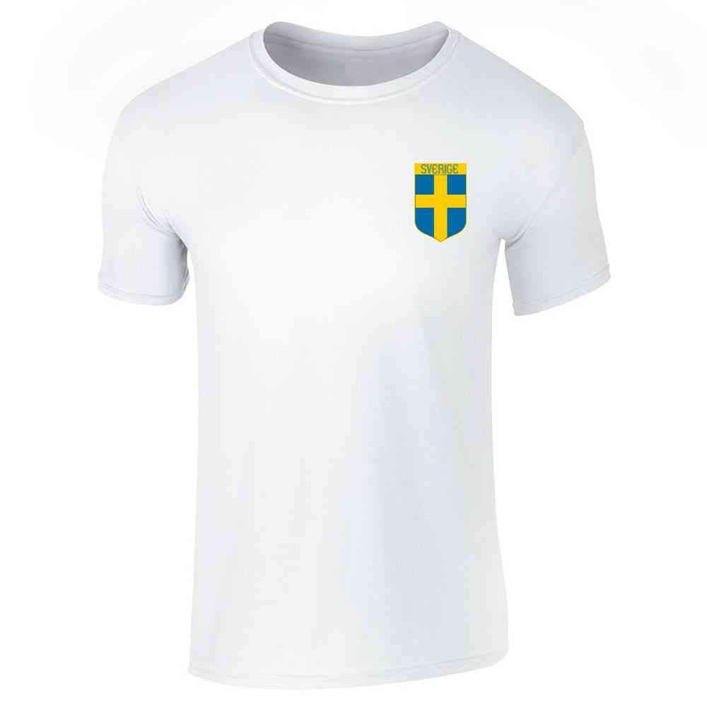 Pop Threads Sweden Soccer T-Shirt - Casual Everyday Wear Men Women - T-Shirt, Sweatshirt, Hoodie