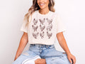 Vintage Chicken Collage Cream Rustic Western Graphic - Adult & Kids T-Shirts, Sweatshirts & Hoodies apparel design preview 1
