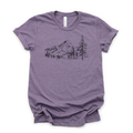 New Mountain Scene Graphic 314 - Adult & Kids T-Shirts, Sweatshirts & Hoodies apparel design preview 1