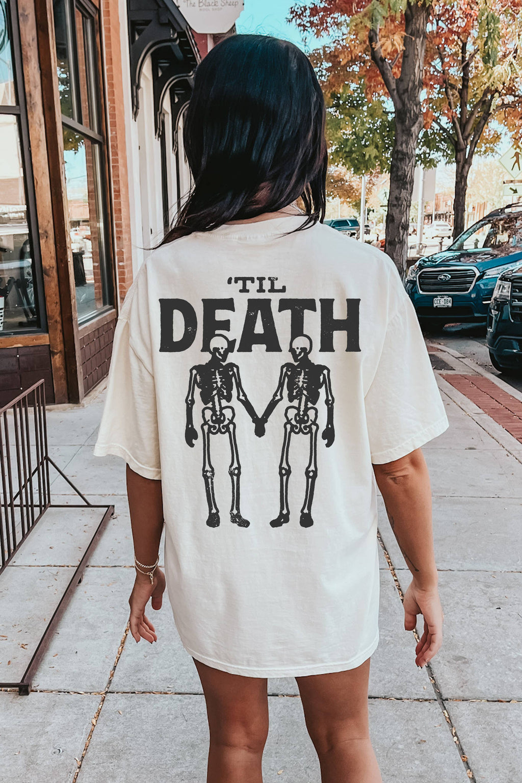 Til Death Graphic Women's in Natural or Ivory - Adult & Kids T-Shirts, Sweatshirts & Hoodies apparel design preview 1