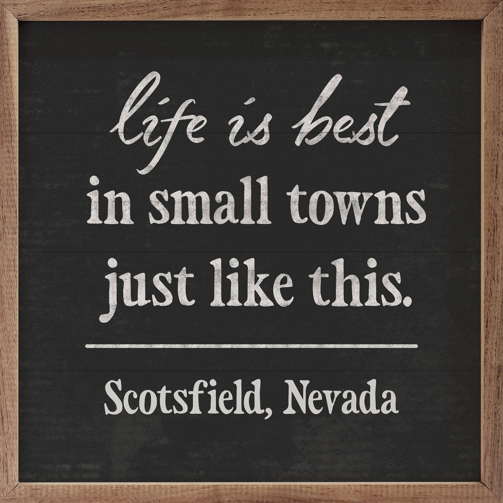 Life Is Best in Small Town Personalized - Adult & Kids T-Shirts, Sweatshirts & Hoodies apparel design preview 1