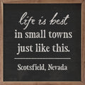 Life Is Best in Small Town Personalized - Adult & Kids T-Shirts, Sweatshirts & Hoodies apparel design preview 1