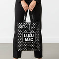 LM-BG-1004 Reusable Tote-Black White Dots - Adult & Kids T-Shirts, Sweatshirts & Hoodies apparel design preview 1