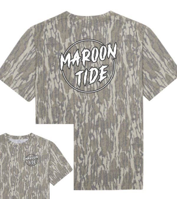 Custom Front and Back Mascot Camo Graphic - Adult & Kids T-Shirts, Sweatshirts & Hoodies apparel design preview 1