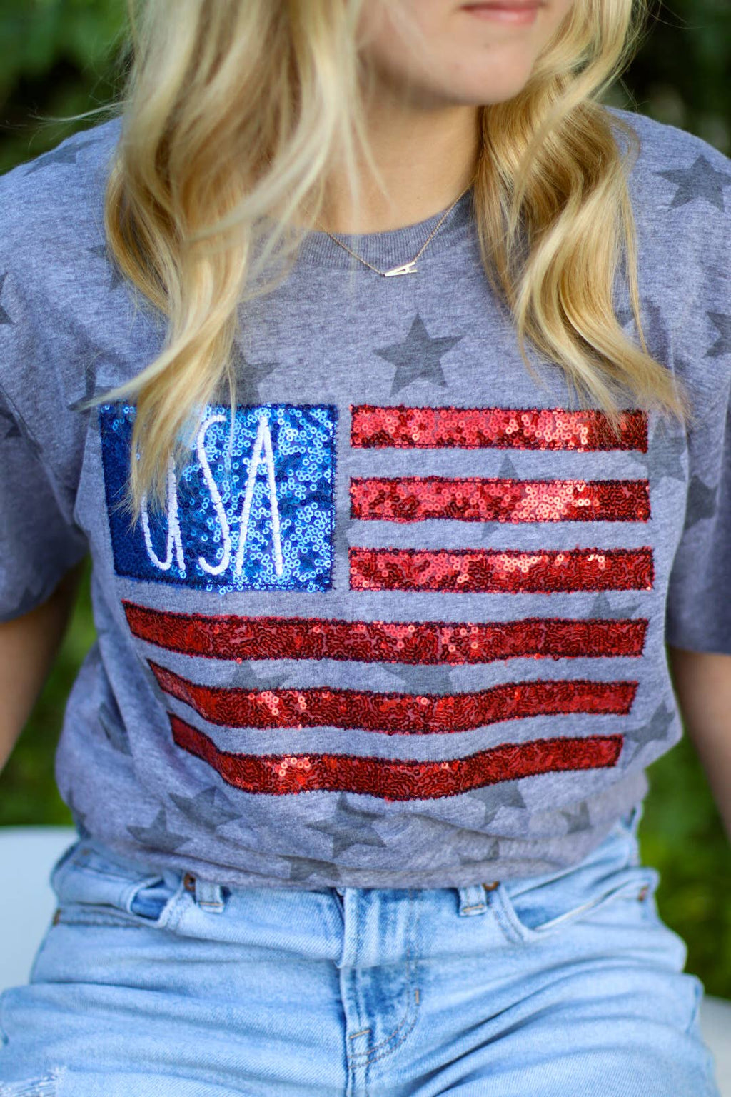 USA Flag Patriotic 4th of July Short Sleeve - Adult & Kids T-Shirts, Sweatshirts & Hoodies apparel design preview 1