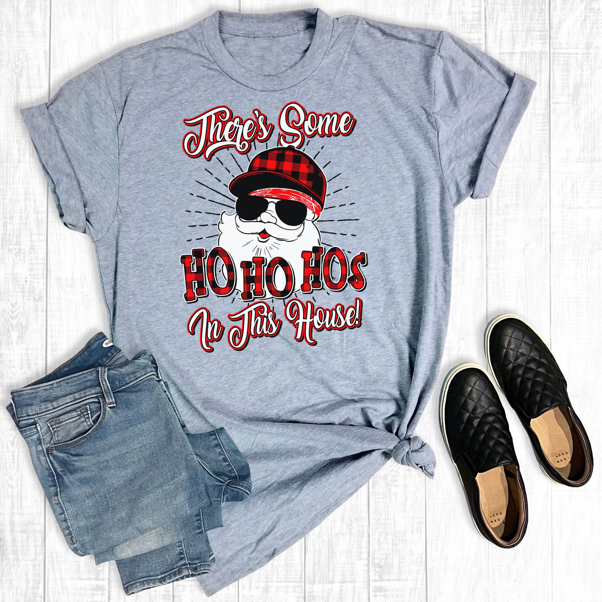 There Is Some Ho Ho's in This House - Adult & Kids T-Shirts, Sweatshirts & Hoodies apparel design preview 1