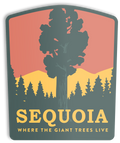 Sequoia National Park Sticker - Adult & Kids T-Shirts, Sweatshirts & Hoodies apparel design preview 1