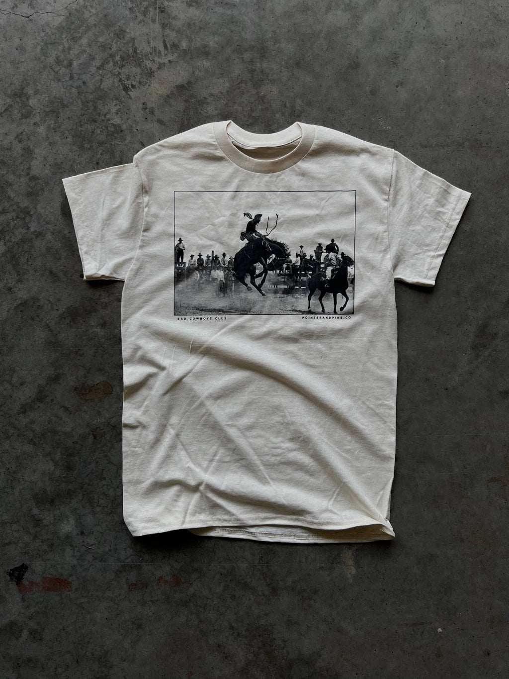 Rodeo Screen Printed Cream - Adult & Kids T-Shirts, Sweatshirts & Hoodies apparel design preview 1