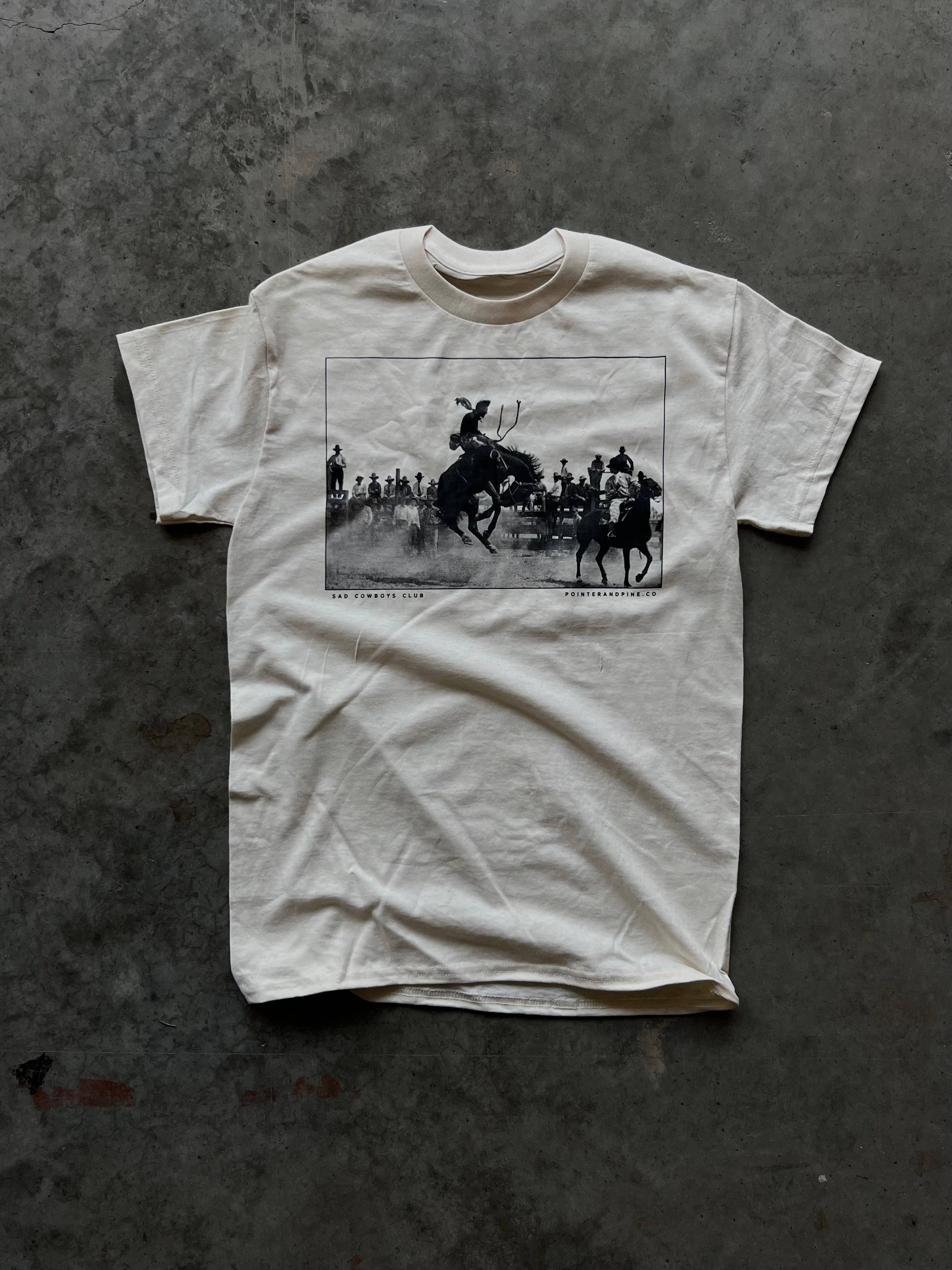 Rodeo Screen Printed Cream - Adult & Kids T-Shirts, Sweatshirts & Hoodies apparel design preview 1