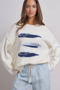 Graphic Oversized Drop-Shoulder Knit Sweater - Adult & Kids T-Shirts, Sweatshirts & Hoodies apparel design preview 1
