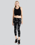 Feathers Print Capri Legging (KT-1271PK) - Adult & Kids T-Shirts, Sweatshirts & Hoodies apparel design preview 1