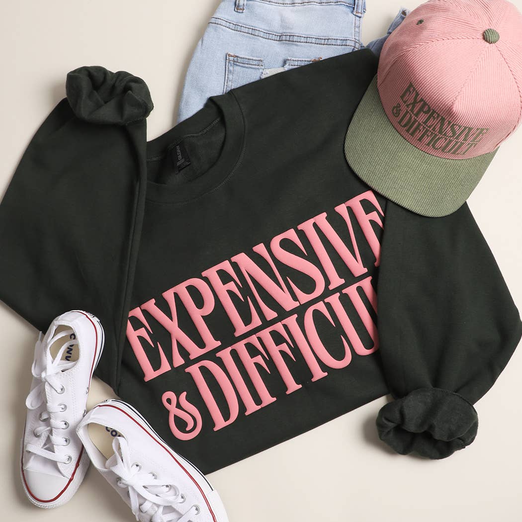 Expensive Difficult Puff Midweight - Adult & Kids T-Shirts, Sweatshirts & Hoodies apparel design preview 1