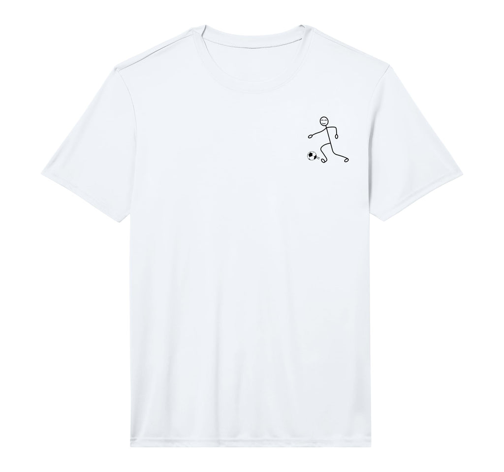 Stick Figure Soccer Player Stick Figure T-Shirt - Custom Art Print Unisex - T-Shirt, Sweatshirt, Hoodie