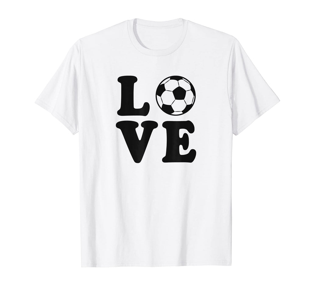Love Soccer Ball Trendy Girly Unique T-Shirt - Unique Graphic for Adults - T-Shirt, Sweatshirt, Hoodie