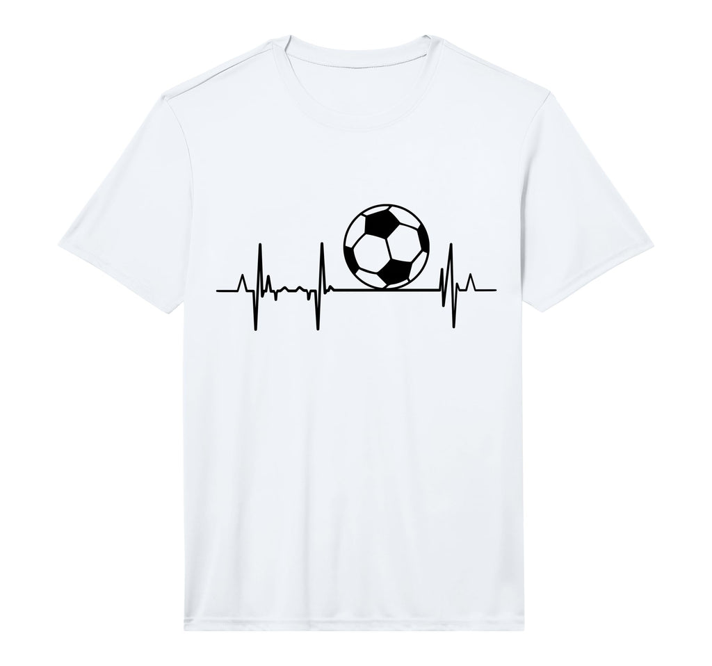 Heartline Soccer Instructor Ecg T-Shirt - Streetwear Style for Adults - T-Shirt, Sweatshirt, Hoodie