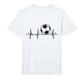Heartline Soccer Instructor Ecg T-Shirt - Streetwear Style for Adults - T-Shirt, Sweatshirt, Hoodie