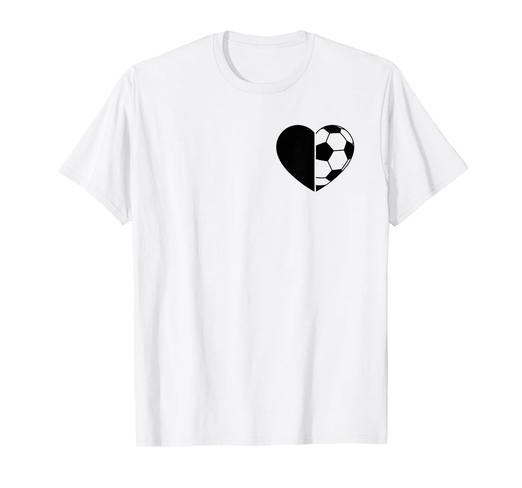 Soccer Love Heart Fans And Players T-Shirt - Graphic Print Men Women - T-Shirt, Sweatshirt, Hoodie