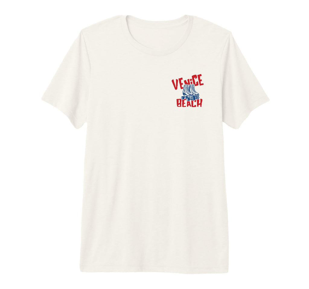 Venice Beach California Roller T-Shirt - Fun Novelty Design for Adults - T-Shirt, Sweatshirt, Hoodie