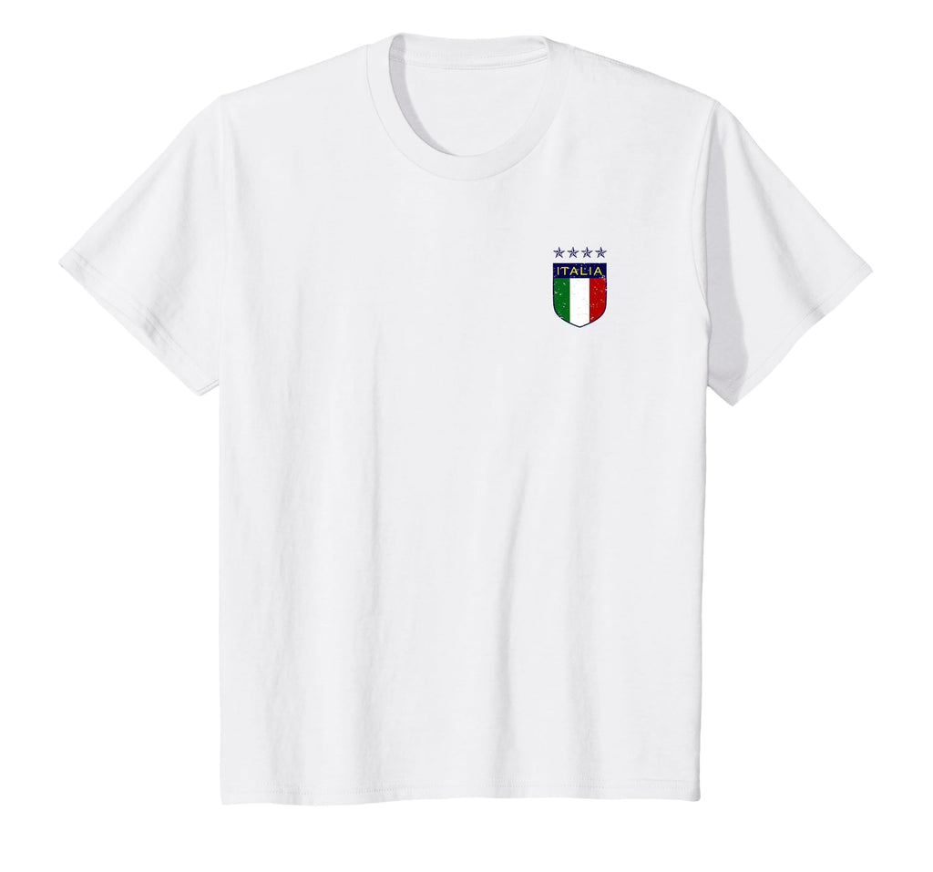 Italia Soccer Double Sided T-Shirt - Novelty Apparel for Adults - T-Shirt, Sweatshirt, Hoodie