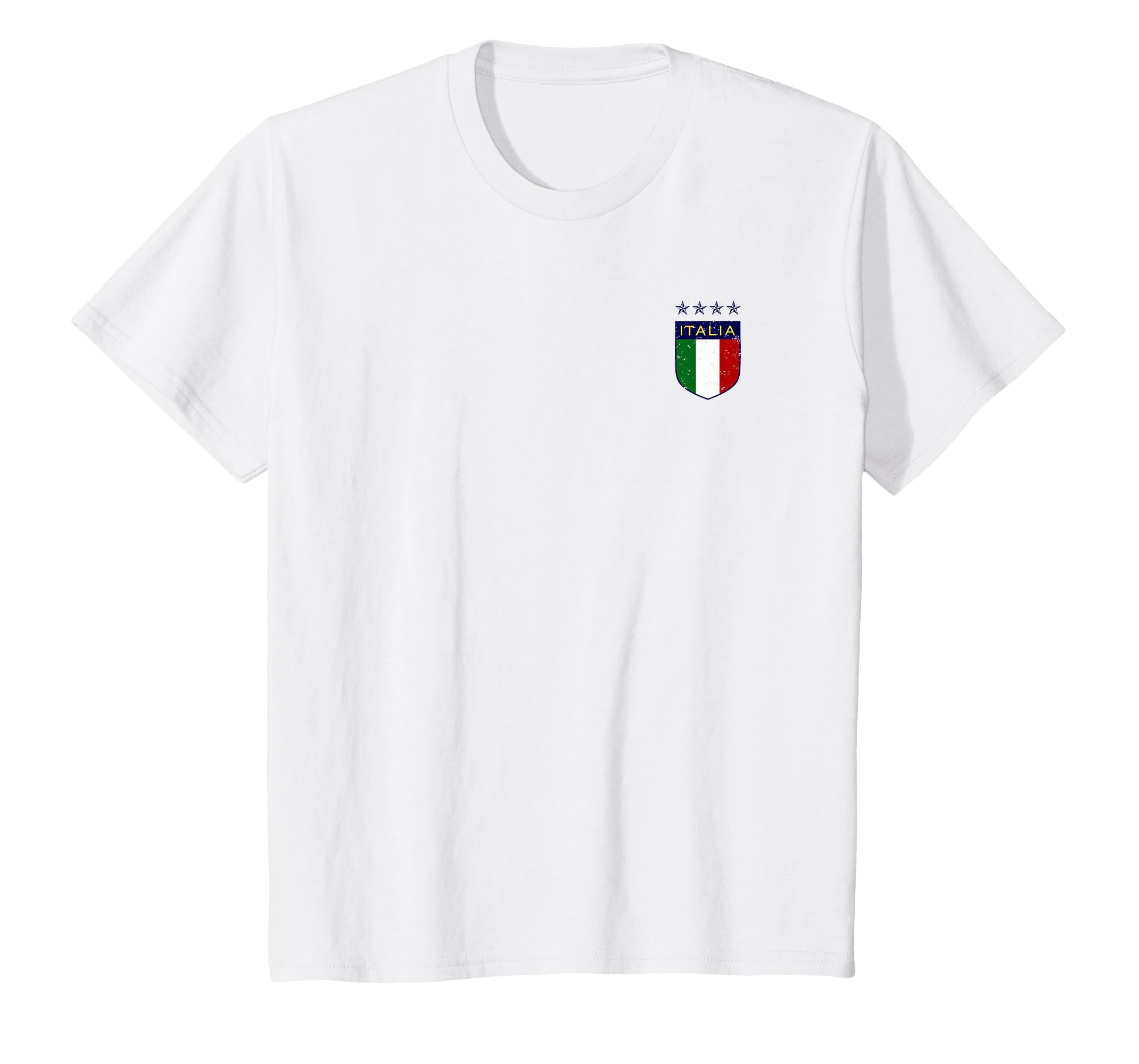 Italia Soccer Double Sided T-Shirt - Novelty Apparel for Adults - T-Shirt, Sweatshirt, Hoodie