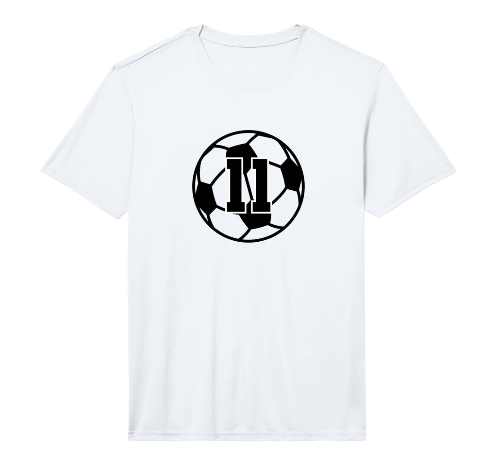 Soccer Number 11 Performance T-Shirt - Custom Art Print Men Women - T-Shirt, Sweatshirt, Hoodie
