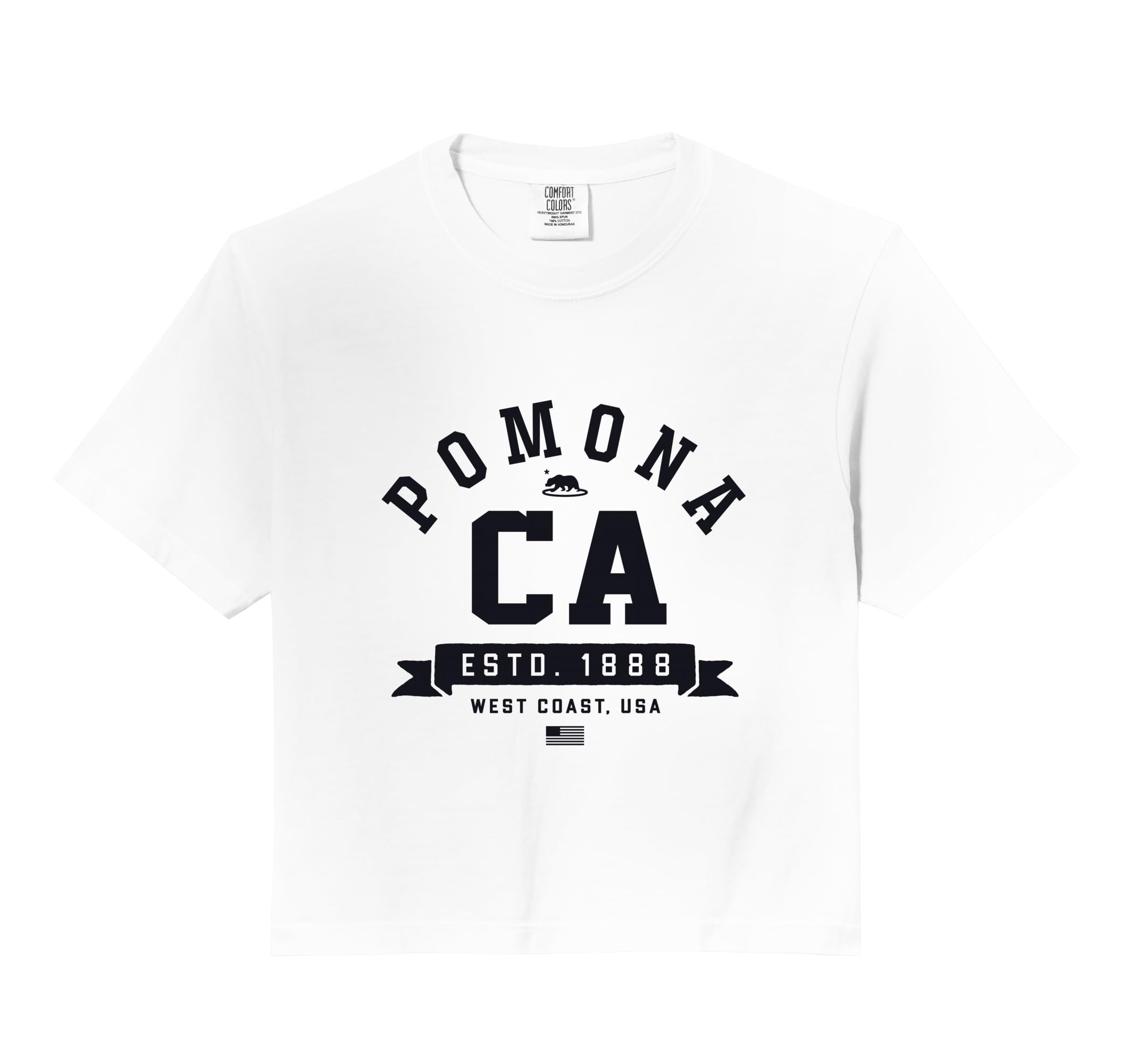 Pomona College Sports Font Ca Usa Sweatshirt - Trendy Graphic for Adults - T-Shirt, Sweatshirt, Hoodie