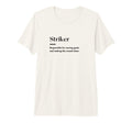Funny Striker Definition Futbol T-Shirt - Minimalist Print for Adults - T-Shirt, Sweatshirt, Hoodie