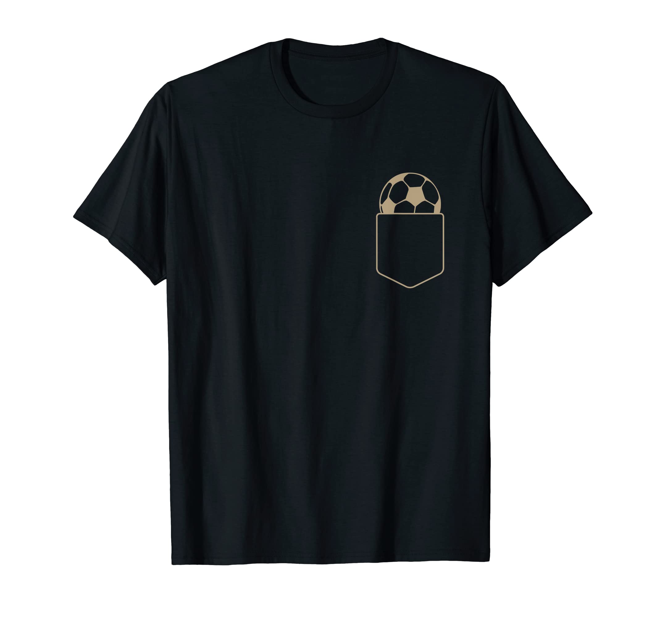 Soccer Ball Pocket Soccer Lover Football T-Shirt - Graphic Print Unisex - T-Shirt, Sweatshirt, Hoodie