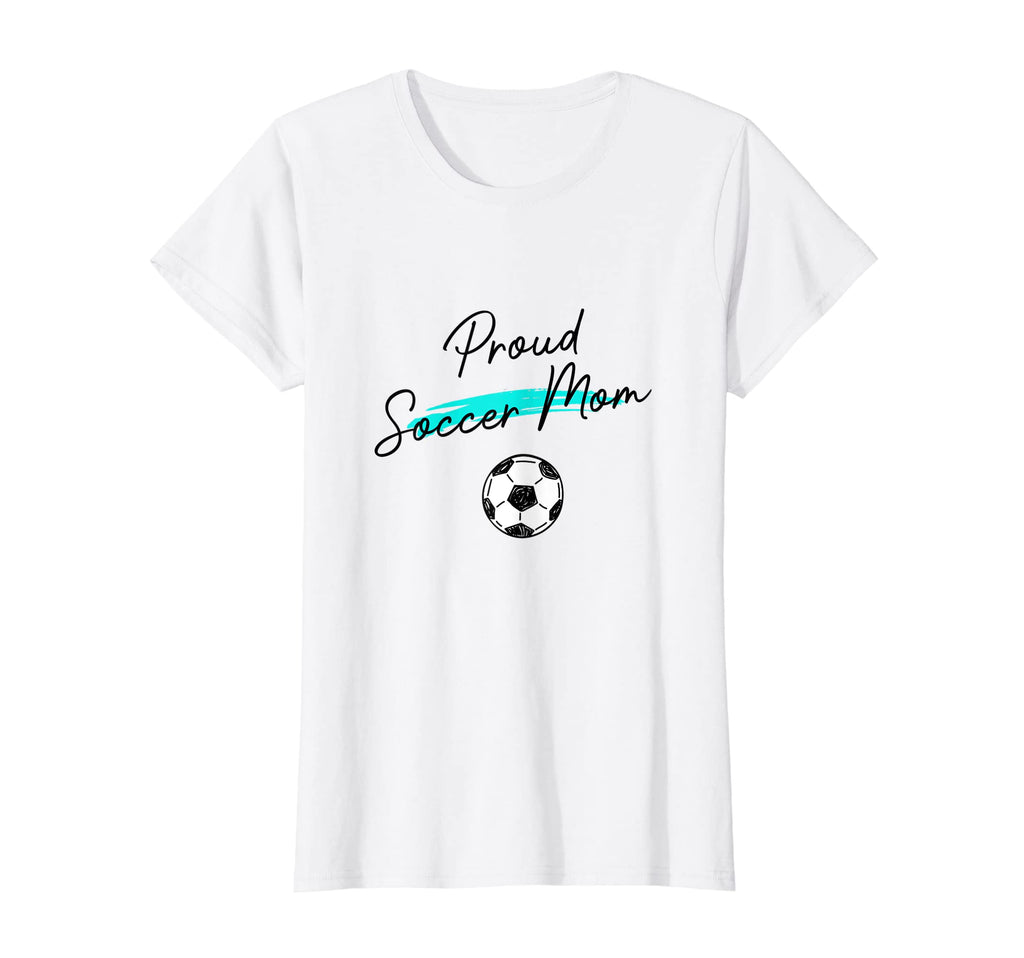Womens Proud Soccer Mom Script T-Shirt - Unique Graphic Unisex - T-Shirt, Sweatshirt, Hoodie