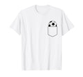 Soccer Ball Pocket Soccer Lover T-Shirt - Casual Everyday Wear Men Women - T-Shirt, Sweatshirt, Hoodie