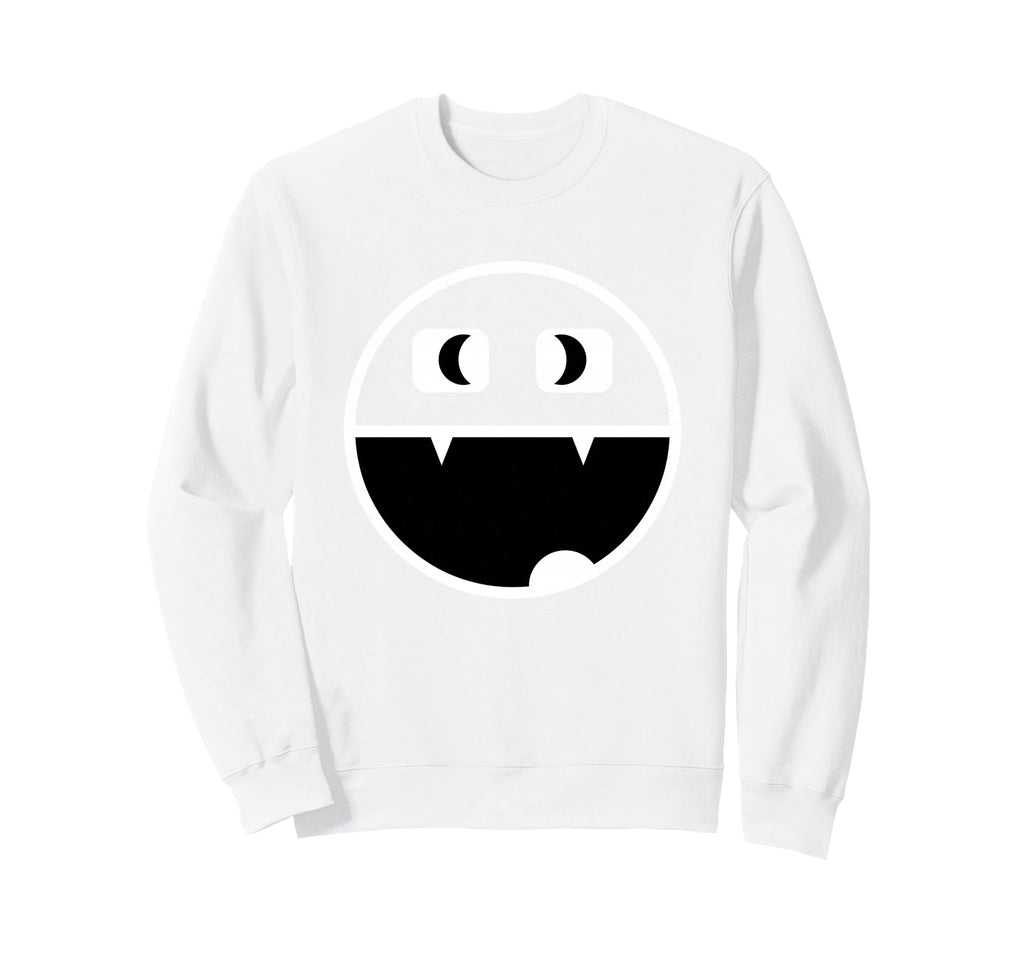 Monster Smile 80S Nostalgia Gamer Sweatshirt - Minimalist Print Unisex - T-Shirt, Sweatshirt, Hoodie