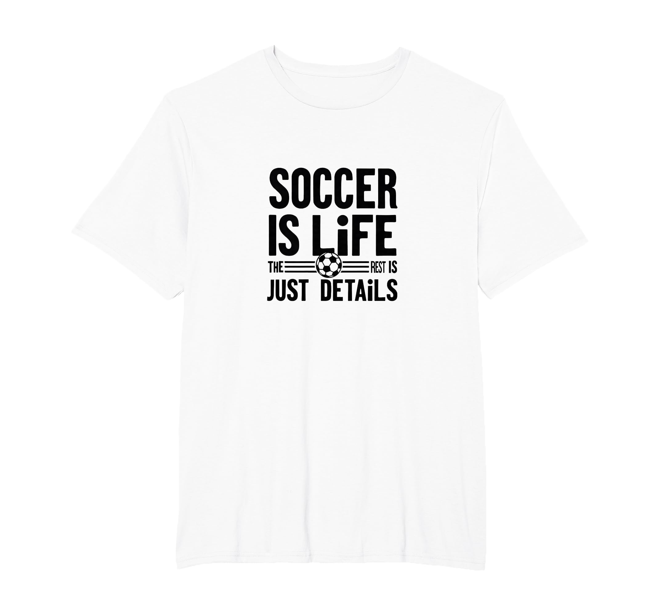Soccer Is Life Soccer Dads Sporty T-Shirt - Minimalist Print Men Women - T-Shirt, Sweatshirt, Hoodie