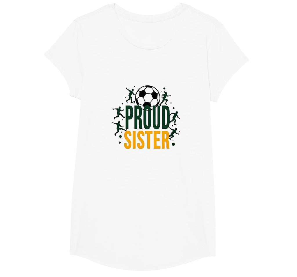 Proud Soccer Sister Sporty Family T-Shirt - Aesthetic Graphic for Adults - T-Shirt, Sweatshirt, Hoodie